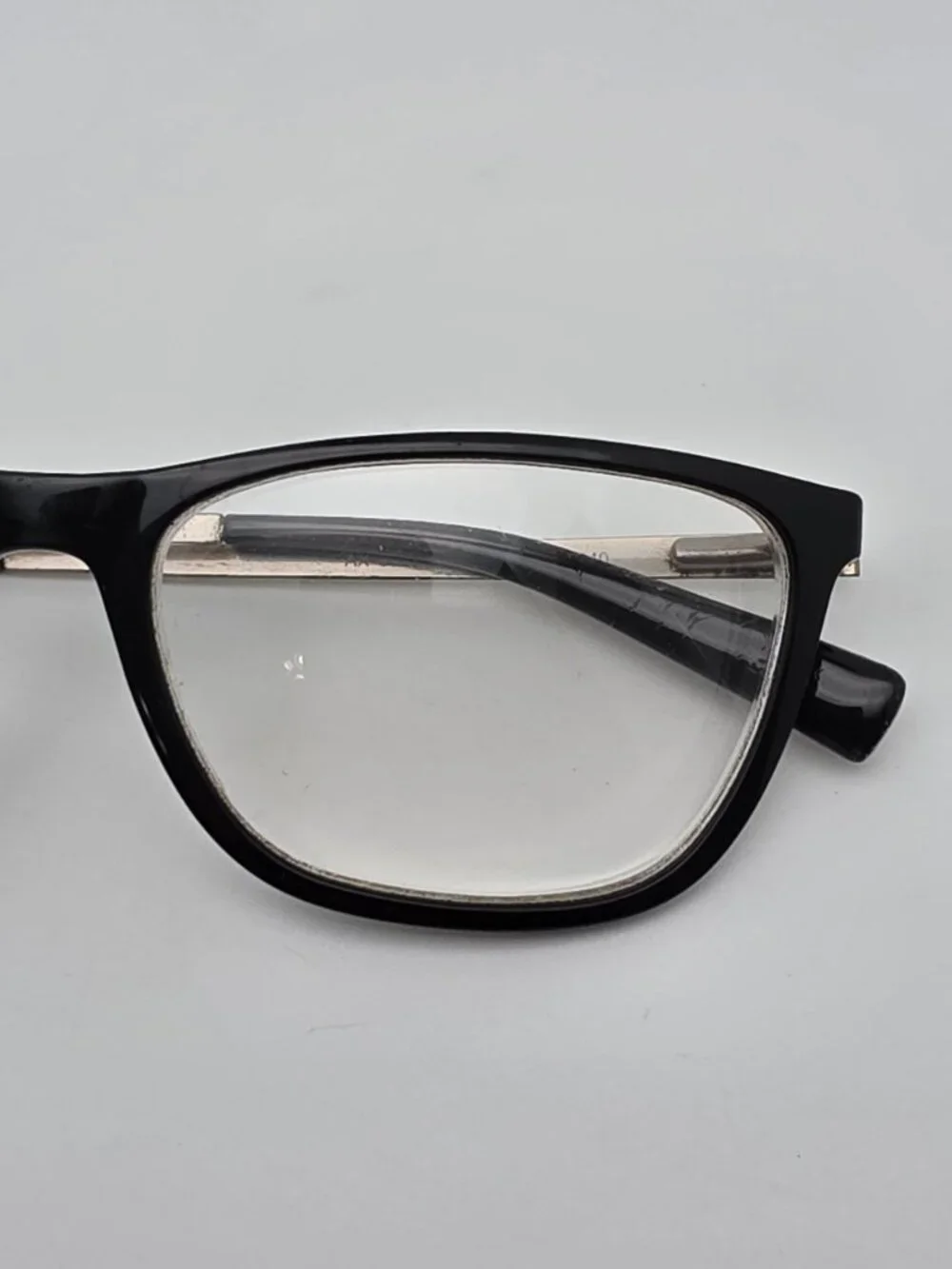 Armani Exchange AX3028 8158 Black Silver Eyeglasses Frame w/ Flexhinge 53-16-140
